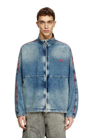 Denim jacket with red piping Diesel
