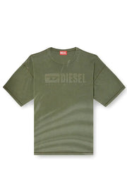 Laser-faded logo T-shirt Diesel