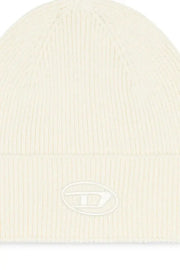 Ribbed beanie with D embroidery Diesel