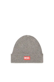 Ribbed beanie with logo patch Diesel