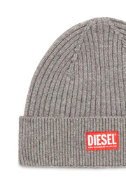 Ribbed beanie with logo patch Diesel