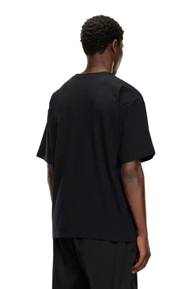 T-shirt with jacquard logo patch Diesel