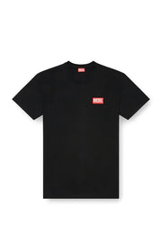 T-shirt with jacquard logo patch Diesel