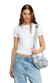 T-shirt with embroidered D patch Diesel