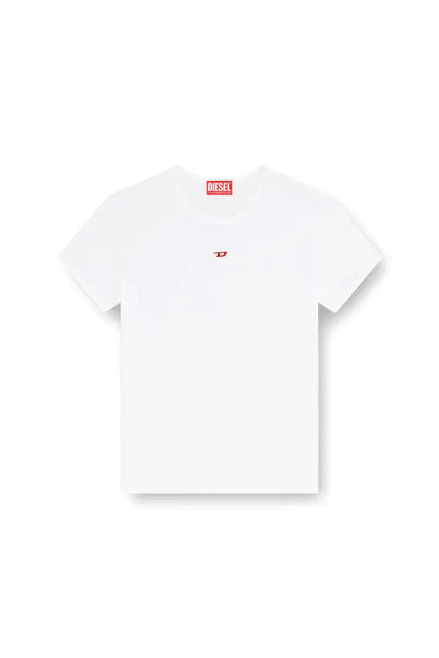 T-shirt with embroidered D patch Diesel