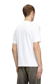 Mercerized cotton T-shirt with tonal logo Diesel