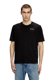 Mercerized cotton T-shirt with tonal logo Diesel