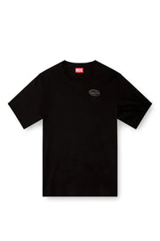 Mercerized cotton T-shirt with tonal logo Diesel