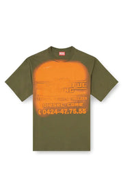 T-shirt with blowout logo graphic Diesel