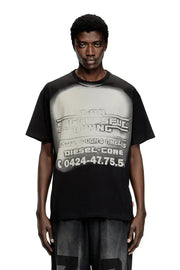 T-shirt with blowout logo graphic Diesel