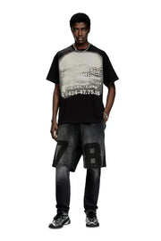 T-shirt with blowout logo graphic Diesel