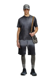 Faded T-shirt with micro logo embroidery Diesel