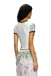 T-shirt with tattoo print Diesel