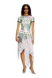 T-shirt with tattoo print Diesel