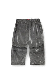 Cropped satin cargo pants Diesel