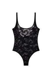 Camo lace bodysuit with Oval D embroidery Diesel