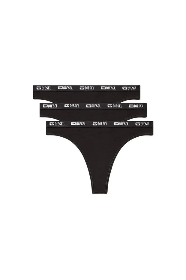3-pack of thongs with Denim Division trim Diesel