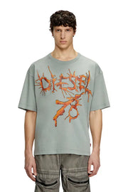 T-shirt with tattoo graphics Diesel