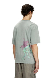 T-shirt with tattoo graphics Diesel