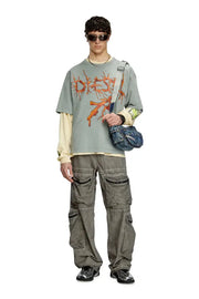 T-shirt with tattoo graphics Diesel