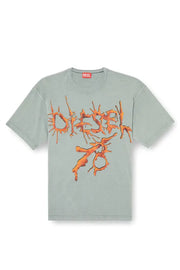 T-shirt with tattoo graphics Diesel