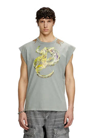 Tank top with tattoo graphics Diesel
