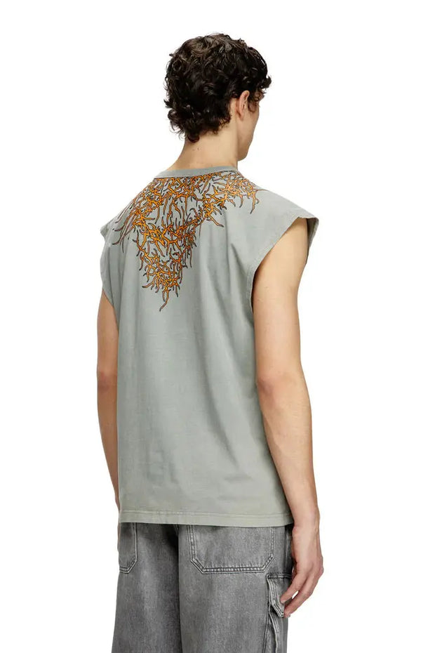Tank top with tattoo graphics Diesel