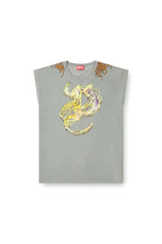 Tank top with tattoo graphics Diesel