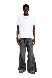 T-shirt with metallic Oval D Diesel