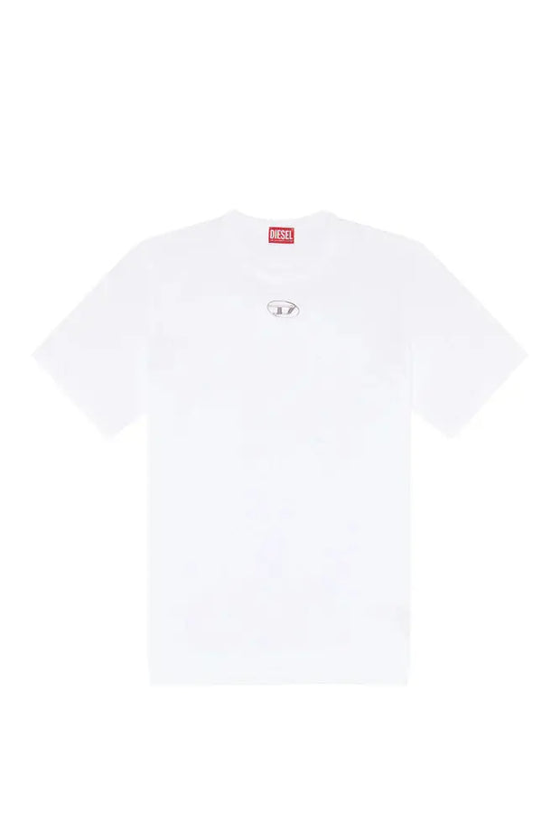 T-shirt with metallic Oval D Diesel
