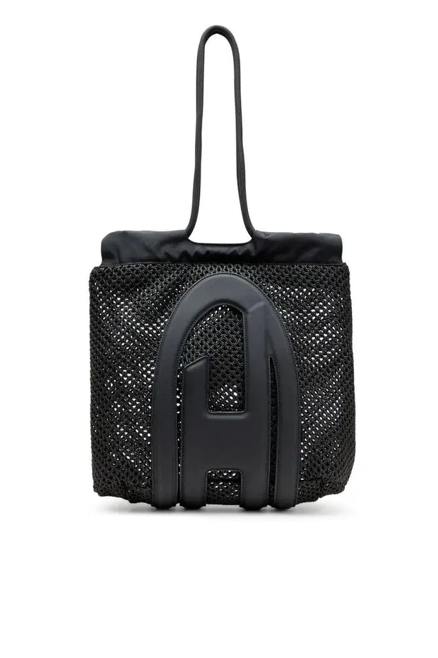 Cage-D-Raffia-effect mesh tote bag Diesel