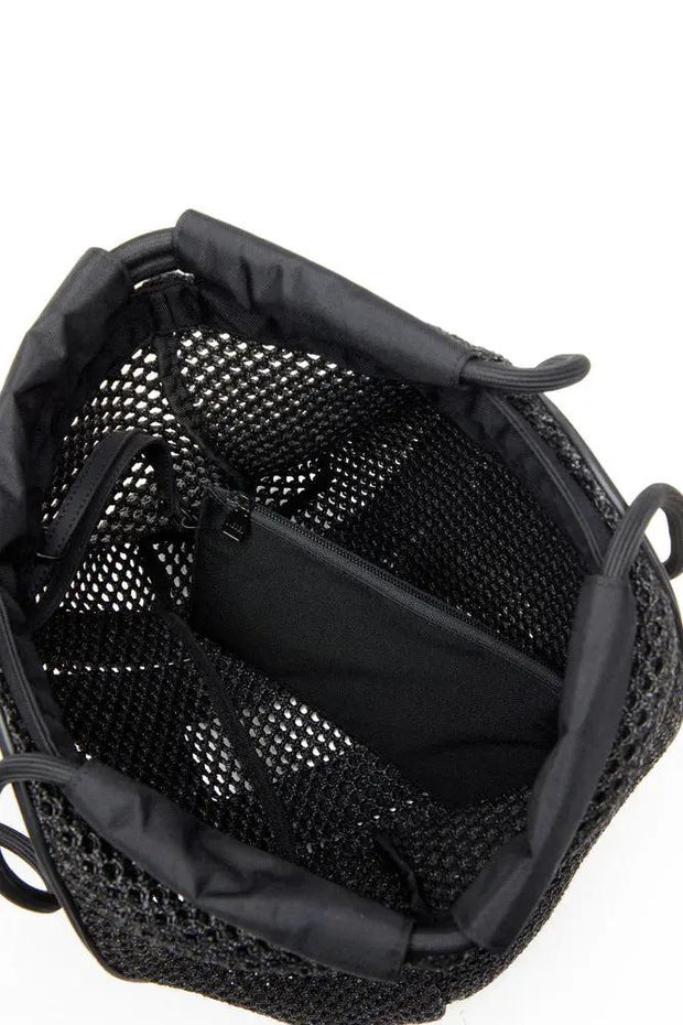 Cage-D-Raffia-effect mesh tote bag Diesel