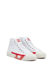 S-D-Verse-Dirty-effect high-top canvas sneakers Diesel