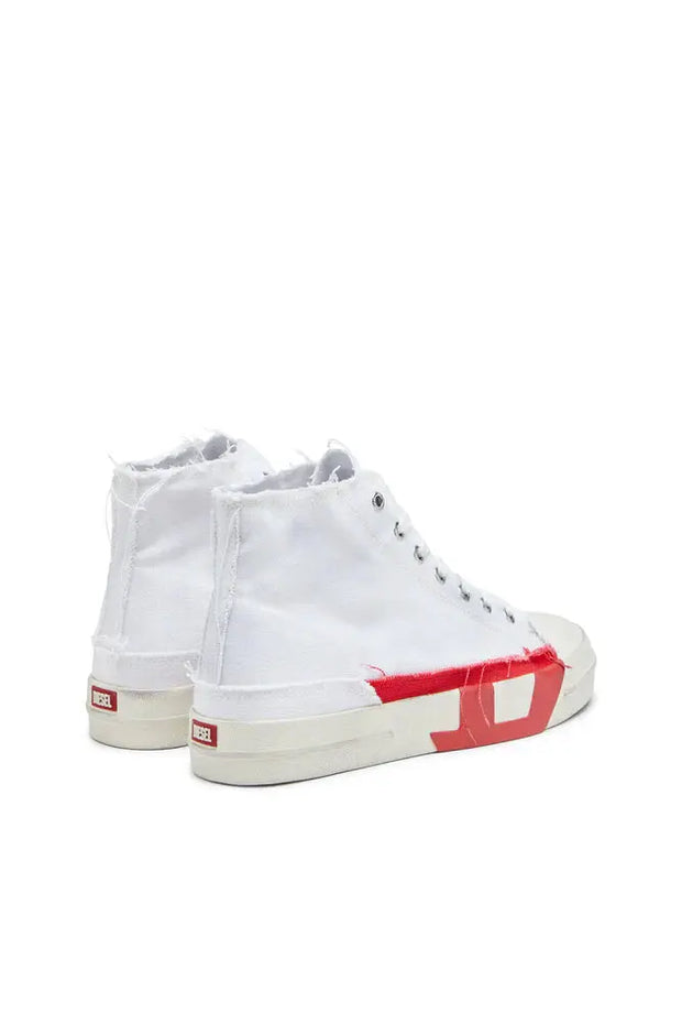 S-D-Verse-Dirty-effect high-top canvas sneakers Diesel