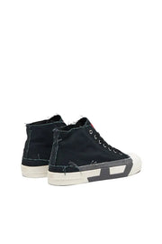 S-D-Verse-High-top sneakers in frayed canvas Diesel
