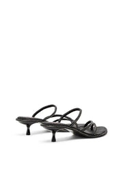 D-Havanna-Kitten-heel mules in crystal denim Diesel