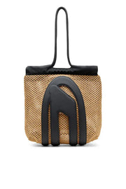 Cage-D-Raffia-effect mesh tote bag Diesel