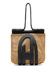 Cage-D-Raffia-effect mesh tote bag Diesel