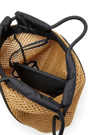 Cage-D-Raffia-effect mesh tote bag Diesel