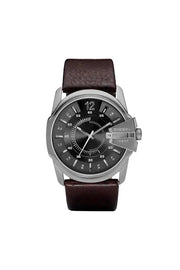 Mega Chief brown leather watch Diesel