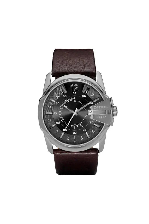 Mega Chief brown leather watch Diesel