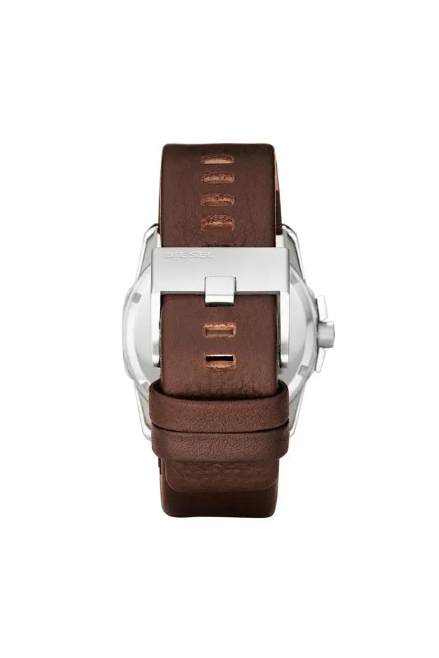 Mega Chief brown leather watch Diesel