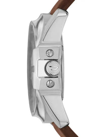 Mega Chief brown leather watch Diesel