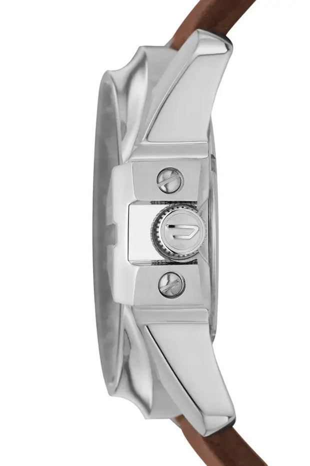 Mega Chief brown leather watch Diesel