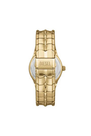 Vert Three-Hand Date Gold-Tone Stainless Steel Watch Diesel