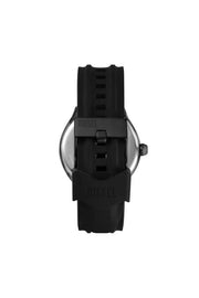 Streamline three-hand black silicone watch Diesel