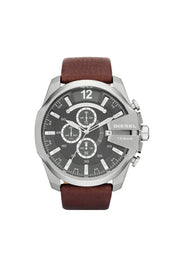 Mega Chief brown leather watch Diesel