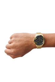 Griffed chronograph gold-tone stainless steel watch Diesel