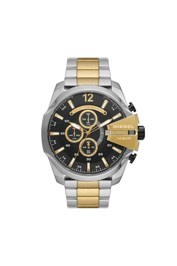 Mega Chief Chronograph Stainless Steel Watch Diesel