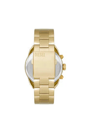 Spiked Chronograph Gold-Tone Stainless Steel Watch Diesel